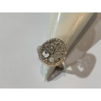 EZÜST-Gyűrű apró köves  élet fa