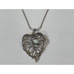 EZÜST áttört medál - Levél