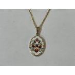 14 Karátos Kalocsai ovális medál