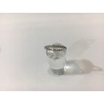 EZÜST Gyűrű cirkónia köves-Félkör