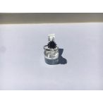 Gránát köves ezüst gyűrű-szív