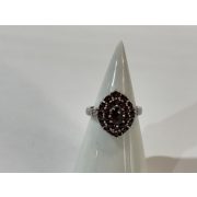 Gránát köves  ezüst gyűrű – Sivama