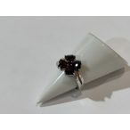 EZÜST Gránát köves gyűrű-Viktória