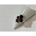 Gránát köves ezüst  gyűrű -Filemon