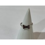 Gránát köves ezüst gyűrű-Beatrix