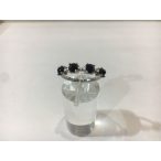 Gránát köves ezüst  gyűrű -Erna