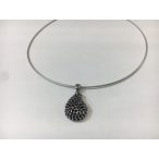 Gránát köves ezüst medál-Etelka