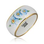 ZEMA-Nefelejcs Finomporcelán Széles Karperec